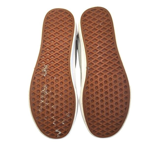 Vans Old Skool Gray Taupe Suede & Canvas Low-Top Skate Sneakers Women 10 Men 8.5 - Picture 7 of 9